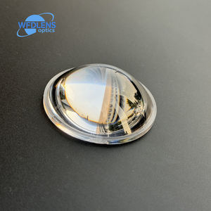 Lentille optique LED à haute transmission, lentille à mise au point réglable de 50 mm pour lampes de poche à haute intensité - Product Image 1