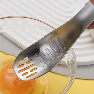 304 Stainless Steel Slotted Spoon Multifunction Garlic Crusher Potato Press Egg Separator Pasta <strong>Server</strong> Kitchen <strong>Tool</strong> - Product Image 3