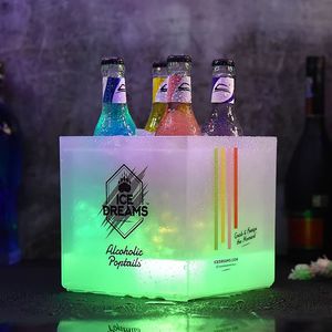 Dẫn ánh sáng xô đá cho Đảng 3.5L nhựa hình vuông cho Whisky cho rượu sâm banh bia trong câu lạc bộ đêm và quán bar - Product Image 4