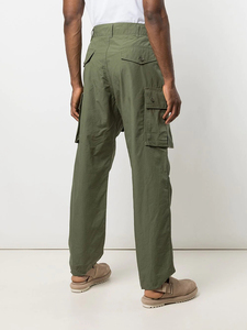 Servizio OEM Pantaloni <span class=keywords><strong>Cargo</strong></span> Personalizzati da Uomo <span class=keywords><strong>Verde</strong></span> Oliva con Tasche Multiple, Polsini con Coulisse, Tessuto Ripstop - Product Image 3