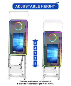 Machine de photomaton miroir avec écran tactile, photomaton miroir magique avec fonction selfie - Product Image 2