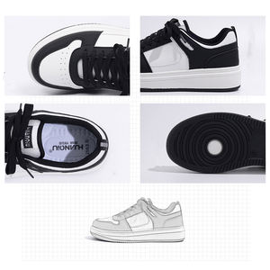 Оптовые высококачественные мужские повседневные кеды из ПВХ на шнуровке, низкие, легкие, для скейтбординга - Product Image 4