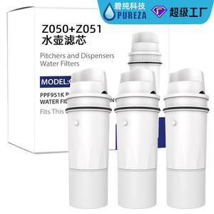 Cartucho de filtro de agua Pureza Z050 Z051 para jarra, filtro de repuesto, paquete de 3, compatible con modelos Pur - Product Image 1