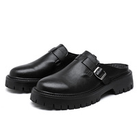 Sepatu Loafer Setengah Tertutup Musim Panas Berkualitas Baik, Nyaman, dan Bernapas untuk Pria