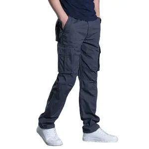 पुरुषों के कार्गो पैंट पुरुषों की कैजुअल मल्टी-जेट्स बड़े आकार के पैंट पुरुषों को सीधे सर्दियों के पैंट पैंट पैंट पैंट पैंट