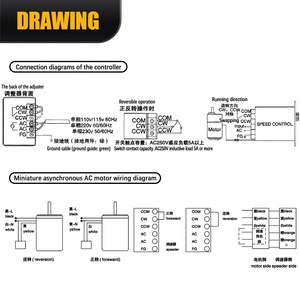 มอเตอร์เกียร์ไมโครเอซี hltnc 400W-110V/220V/380V สำหรับมอเตอร์เหนี่ยวนำมอเตอร์แบบอะซิงโครนัสที่ใช้ในเทปขนส่งบรรจุภัณฑ์ - Product Image 5