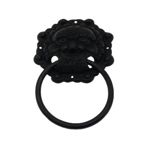 Xinyang Guyi - Tirador de hierro fundido con cabeza de león M-40 para puertas de seguridad de patio y gabinetes - Product Image 2