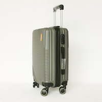 100% ABS qualité 3 pièces coque dure ensemble de bagages 20 ''24'' 28 ''Spinner plastique 4 pièces bagage chariot valise