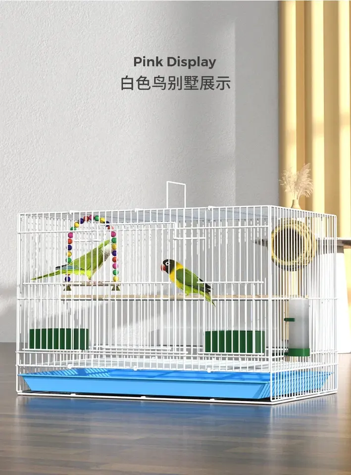 Metal Bird Cage - Large-sized Tiger-skin Parrot Cage - Mandarin ...