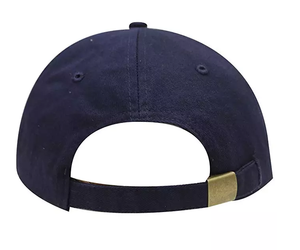 Wholesale China Promotional Mens 6 Panels Low Profile <strong>Large</strong> Unstructured Black <strong>Baseball</strong> Dad Hats and <strong>Caps</strong> with Brass Buckle - Product Image 4