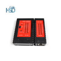 Test de réseau RJ45 Testeur de longueur de câble LCD Pièces de télécommunication Détecteur de câble de traqueur de fil avec testeur de câble POE Ping RJ45