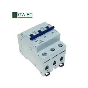 GWIEC Best seller DZ47LE 3P/3P+N 63A ELCB RCBO arc fault circuit breaker rating circuit breakers