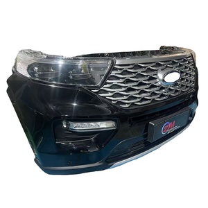 Für <span class=keywords><strong>FORD</strong></span> Explorer Front stoßstangen baugruppe Silber <span class=keywords><strong>grill</strong></span> mit Scheinwerfern Set Autoteile - Product Image 3
