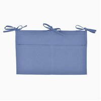 Nouveau sac de rangement en lin à double compartiment 2026, multifonctionnel pour couches, serviettes et jouets de dentition, idéal pour la maison