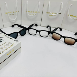 Lunettes Intelligentes AIMB-G1 Électroniques Double Caméra <span class=keywords><strong>Traduction</strong></span> IA en Temps Réel Vidéo HD 1200P Assistant Vocal Voyage Affaires Magnétique - Product Image 4