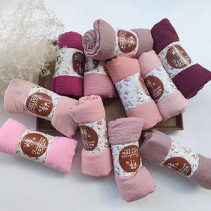 ผ้าคลุมศีรษะแบบนุ่มพรีเมียม ผ้าฝ้ายยับ 126 สี มีสินค้าในสต็อก สำหรับสตรีชาวมุสลิมในมาเลเซีย ผ้าคลุมฮิญาบ - Product Image 6