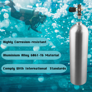Zx Factory Outlet áp lực cao không khí Hợp kim nhôm xi lanh tped S80 S40 S53 S63 S06 S19 cho Scuba Diving oxy <span class=keywords><strong>gas</strong></span> xi lanh - Product Image 2