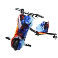 Mobil Drift Listrik 8-Inci Model Pengaman dengan Peredam Kejut, Lampu Sorot Rendah untuk Pengontrol Headset, Baterai Lithium 36V, Kecepatan 8-15km/jam