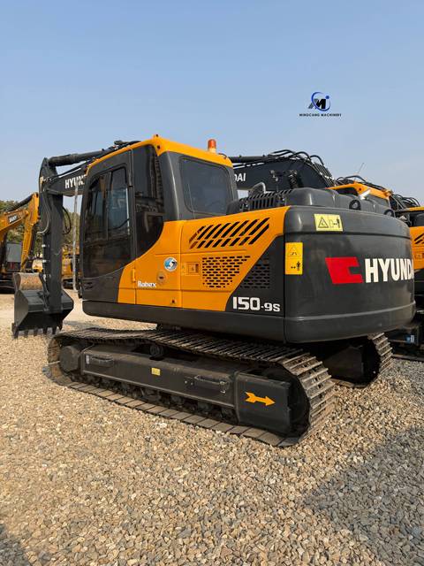 Original Korea 15ton Hyundai 150-9s Excavator Digger Crawler Hyundai 150-9S Crawler Excavator