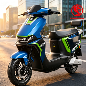 สกู๊ตเตอร์เอเชียขายดี ความเร็ว 80 กม./ชม. ชาร์จเร็ว 3.5 ชม. ระยะทางวิ่ง 100 กม. ระบบกันสะเทือน ประสิทธิภาพสูง ความเร็วสูงสุดถึง - Product Image 1