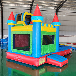 Castello Gonfiabile 6x7m Brevettato, Classico Rosso e Blu, con Scivolo - Il Più Venduto - Product Image 5