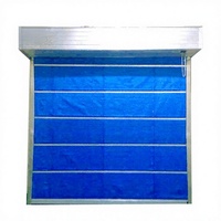 Système de barrière coupe-feu automatique en tissu inorganique PVC pour la sécurité des centres commerciaux et des supermarchés