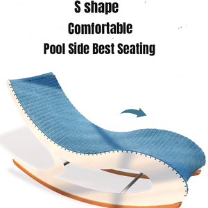 Tumbona <span class=keywords><strong>de</strong></span> Ratán <span class=keywords><strong>de</strong></span> <span class=keywords><strong>Diseño</strong></span> Moderno para Exteriores, Silla <span class=keywords><strong>de</strong></span> Playa, Cama, Tumbona para Hoteles, Villas, Piscinas, Jardines, Parques, Patio - Product Image 6