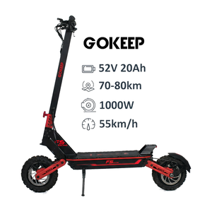 สกู๊ตเตอร์ไฟฟ้า EU Stock Gokeep F5 สำหรับดรอปชิปปิ้ง ขับเคลื่อนบนทางวิบาก พับเก็บได้รวดเร็ว สเก็ตบอร์ดไฟฟ้าสองล้อ 52v20ah ระยะทางไกล - Product Image 1