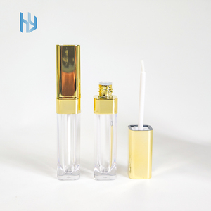 Bouteille de tubes de brillant à lèvres en or de nouveau style de luxe tubes de collection de lèvres de 5ml logo personnalisé avec boîte - Product Image 5
