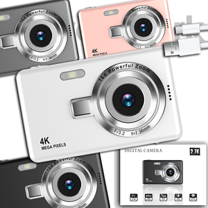 กล้องถ่ายรูป SourcingArk Anti Shake 16X FHD 1080P สไตล์เรโทร กล้องวินเทจ ราคาประหยัด ภาพคมชัด 96 ล้านพิกเซล รองรับการ์ด TF ยุค 2000s รุ่น Q12 - Product Image 1