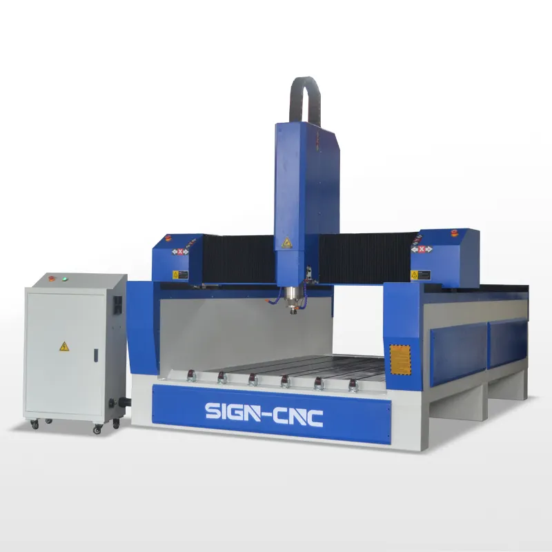 Tanda-1318 batu ukiran 3D dengan 5,5 kW berpendingin air spindel marmer CNC Router ukir dan mesin ukiran untuk dijual