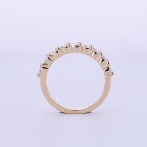 Bague de fiançailles en diamant marquise 2x4 mm, alliance en or massif, bague de fiançailles en diamant marquise de laboratoire, alliance éternelle en diamants de laboratoire, bague en or - Product Image 3