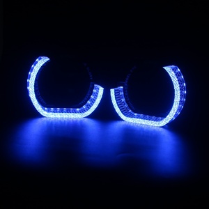 Anneaux lumineux LED RGB I8 en forme de L pour phares, décoration de phares, lentille de projecteur 12V, anneaux halo, vente chaude - Product Image 5