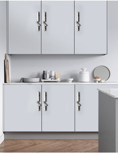 Poignées de placard longues en alliage de zinc de style français, haute qualité, durables, faciles à installer, couleur personnalisée pour la cuisine - Product Image 5