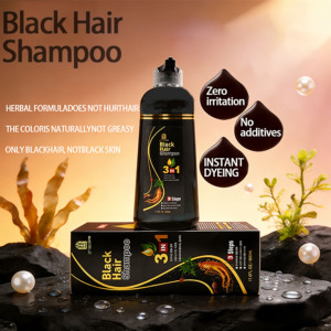 Shampoo Colorante Nero Originale con Olio di Argan per <span class=keywords><strong>Copertura</strong></span> <span class=keywords><strong>Capelli</strong></span> Grigi, Disponibile OEM/Private Label - Product Image 4