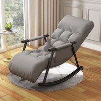 Chaise berçante paresseuse de loisirs de luxe chaises longues durables de cadre en métal pour la chaise de canapé réglable de salon