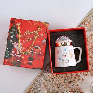 Idées de cadeaux de Noël en gros 2026, cadeaux de décoration, tasse à café en céramique pour femmes et enfants - Product Image 4