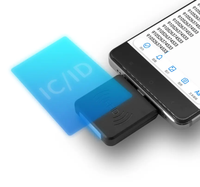 Mini lecteur de carte USB type C 13.56mhz IC connecter le lecteur NFC de téléphone pour le Code UID