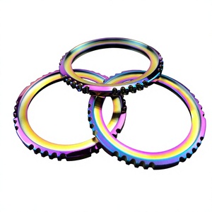Bague de montre SKX007 en acier inoxydable 316L, design engrenage, pour montre de plongée, outil et pièce - Product Image 4