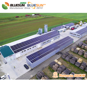 Panneaux solaires <span class=keywords><strong>Bluesun</strong></span> PV 550W 600W bifaciaux pour usage domestique, panneau solaire en verre TOPCON à cellules demi-coupées pour la maison - Product Image 6