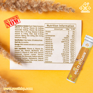 พร้อมจัดส่ง วิตามินซีคอมเพล็กซ์แบบเม็ดฟู่ บำรุงร่างกายทุกวันสำหรับผู้ใหญ่ที่มีไลฟ์สไตล์ที่วุ่นวาย - Product Image 5