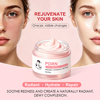 Crème hydratante PDRN rose à l'acide hyaluronique et au niacinamide pour le visage – Soin hydratant, anti-rides, éclaircissant et réparateur de la peau