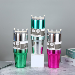 Vacuum <b>Insulated</b> Stainless Steel Tumbler 30oz Portable Travel <b>Mug</b> For Car Outdoor Use - Product Image 2