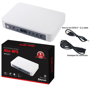 미니 <span class=keywords><strong>UPS</strong></span> 20000mah with 12V 2A 온라인 무정전 전원 공급 장치 WiFi 라우터 DC 5V 9V 12V 용 리튬 배터리 - Product Image 3