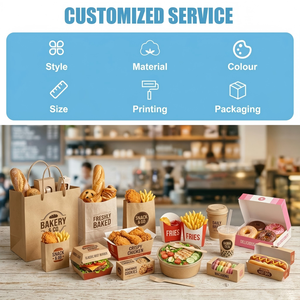 Cajas de papel para donuts de calidad alimentaria, con logo personalizado, al por mayor, reciclables, para llevar, para panadería y cafetería - Product Image 6