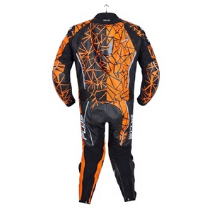 Traje de Carreras Personalizado para Hombre en Cuero Vacuno/Canguro, Mono de Una Pieza con Armadura de Nivel 2 CE, Hecho a Medida, Protección OEM - Product Image 2