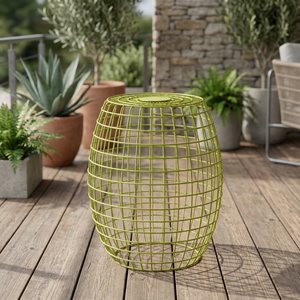 Tabouret en fil de fer thermolaqué - Product Image 4