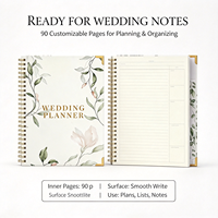 A3 A4 A5 A6 A7 MINI Spiralgebundener Planer Notizbuch mit Individuellem Cover und Logo Schreibtagebuch Druck Hochzeitsplaner-Dienste