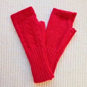 Guantes y <span class=keywords><strong>Manoplas</strong></span> de Invierno Personalizables para Mujer, Estilo Jacquard con Orificio para el Pulgar, Calentadores de Brazos sin Dedos de Punto Acrílico, Venta al por Mayor - Product Image 3