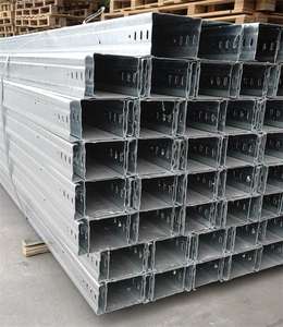 Venta caliente 50-1000mm Ancho Galvanizado al aire libre Bandeja de cable ventilada - Product Image 4
